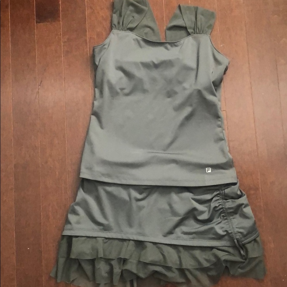 Fila Tennis outfit.